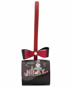 Nikky By Nicole Lee Bow Coin Purse NK20526 EYE CONTACT
